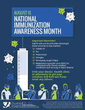 Use this national immunization awareness month flyer this august to spread the word and encourage vaccinations