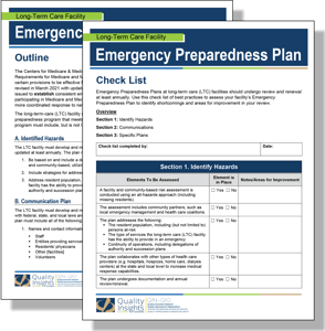 Preview image of LTCF Emergency Preparedness Plan Toolkit (Outline & Check List)