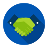 partnership hands icon